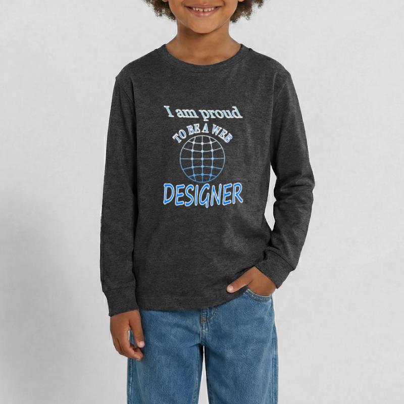 Web-designer Sofware Internet Website Geschenkidee Teenager Premium Bio Langarmshirt