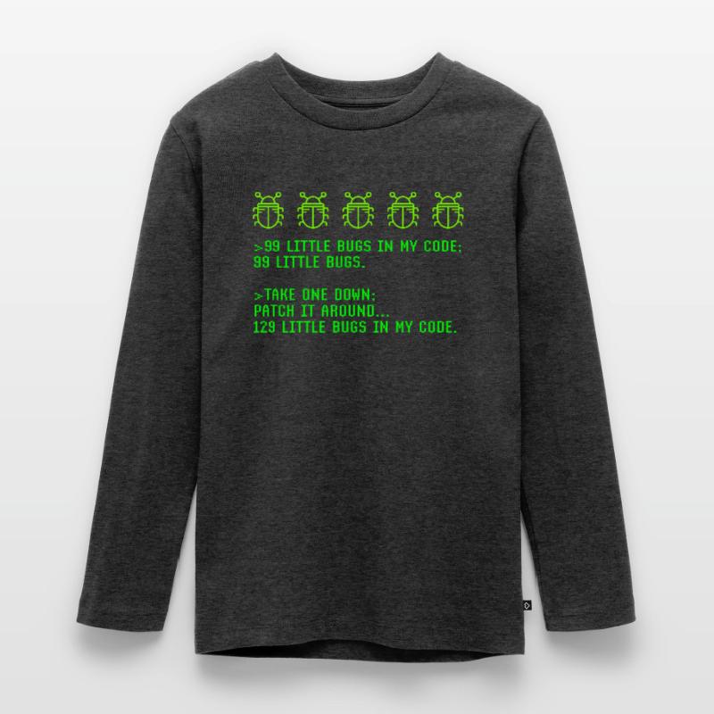Debugging Programmieren Programmier-Joke Teenager Premium Bio Langarmshirt