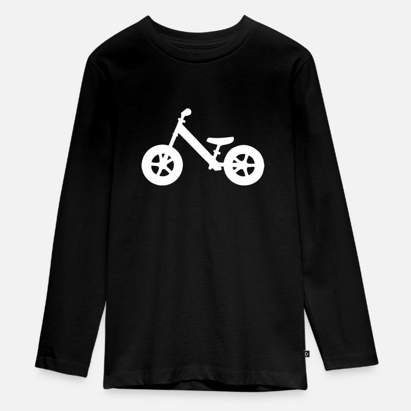 Vélo d'équilibre - T-shirt manches longues Premium Ado - noir