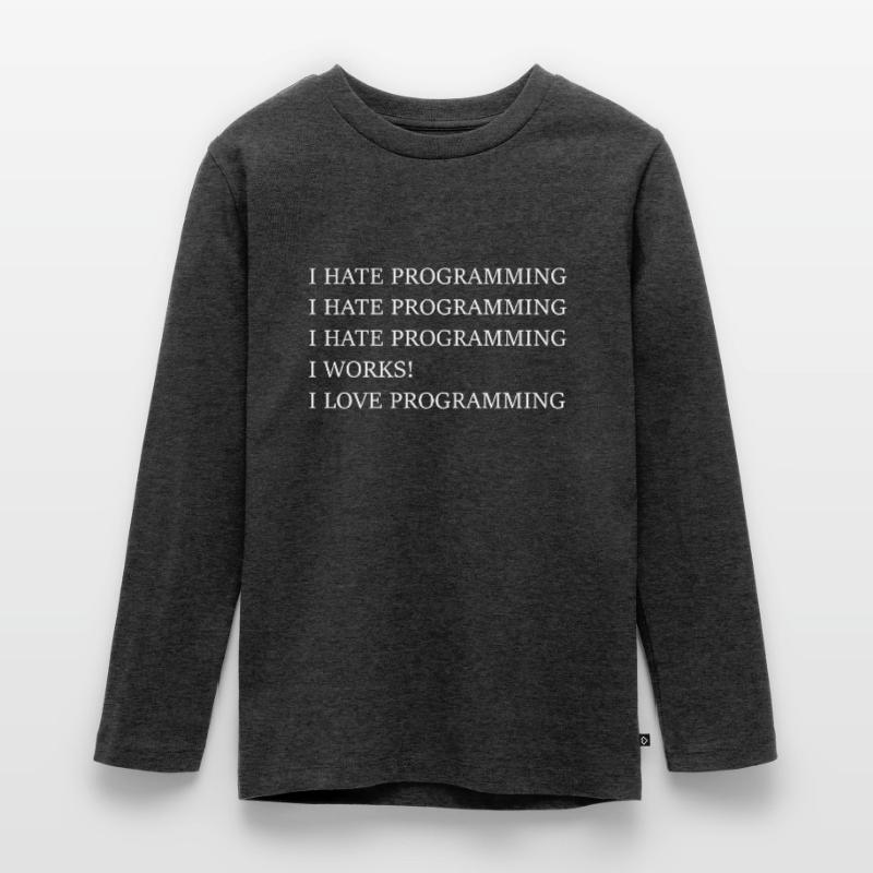 programming programming Teenager Premium Organic Long Sleeve Shirt