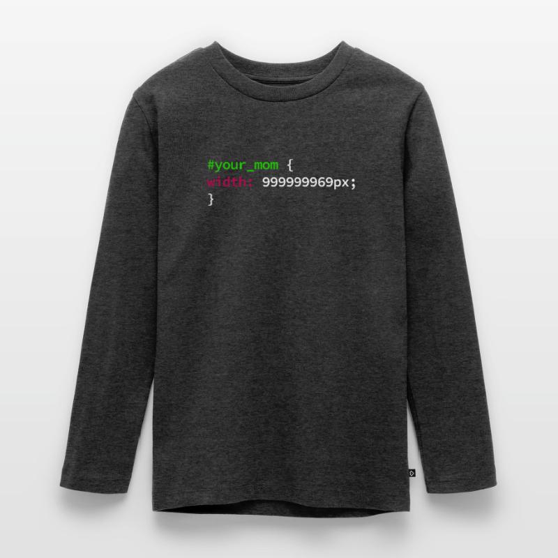 Web und CSS Programmierer Developer Coding Code Teenager Premium Bio Langarmshirt