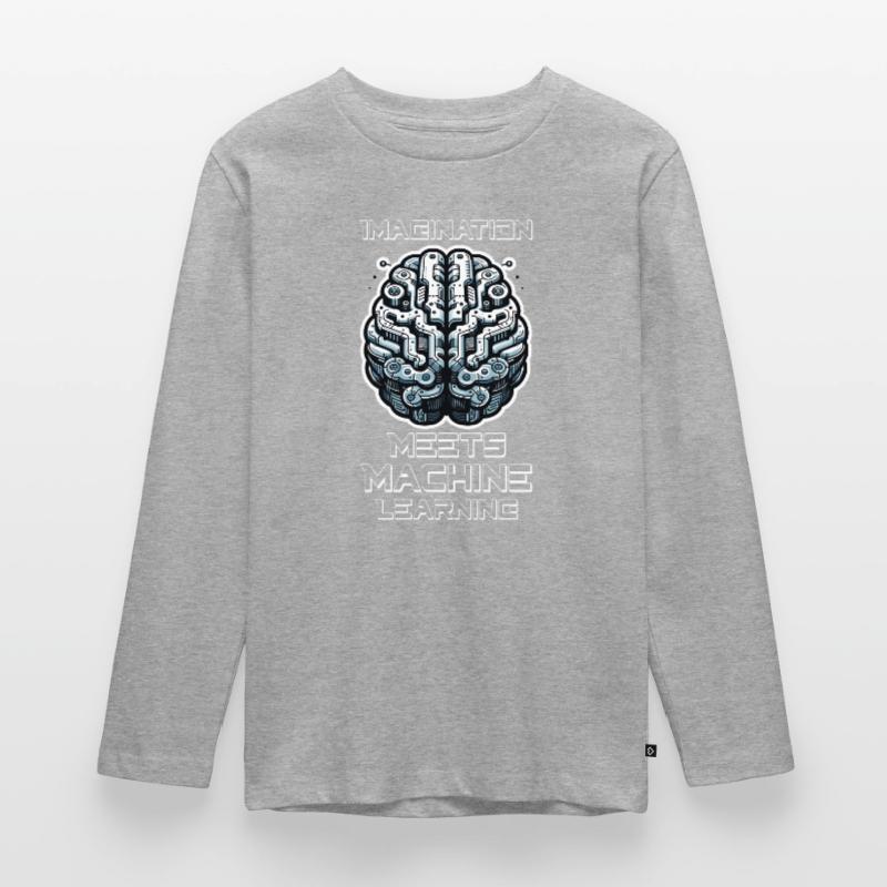 Artificial intelligence, machine learning, data Teenager Premium Organic Long Sleeve Shirt
