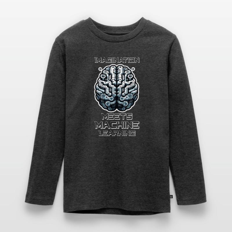 Artificial intelligence, machine learning, data Teenager Premium Organic Long Sleeve Shirt