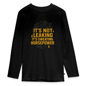 Mécanique diesel Mécanique fière - T-shirt manches longues Premium Ado - noir - Devant - AI Model Kid Female (0cm)