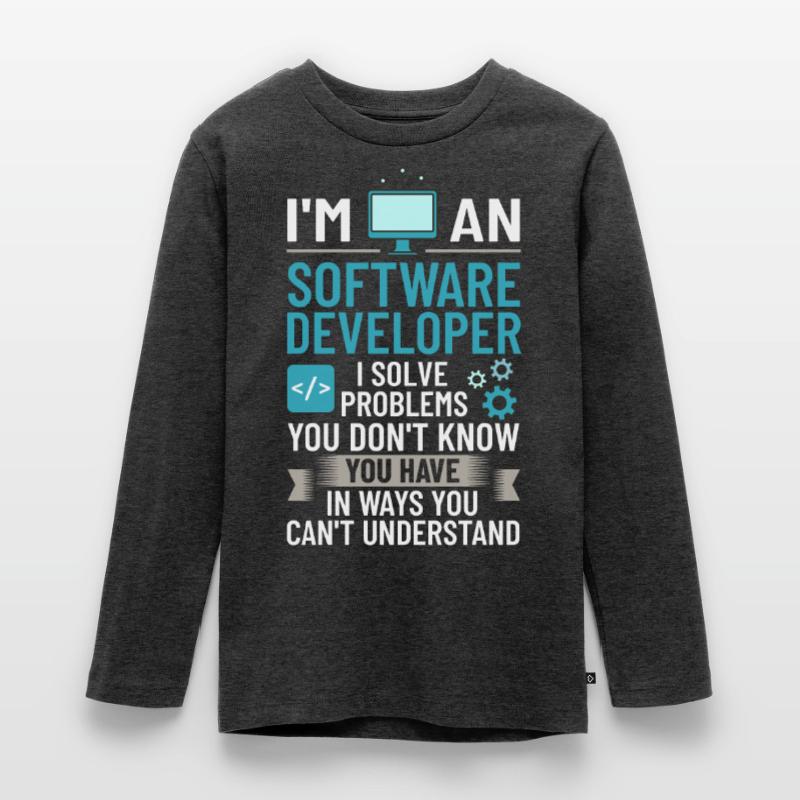 Software Development Software Developer Developer Teenager Premium Organic Long Sleeve Shirt