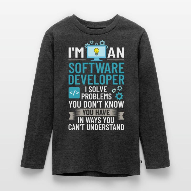 Software Development Software Developer Developer Teenager Premium Organic Long Sleeve Shirt
