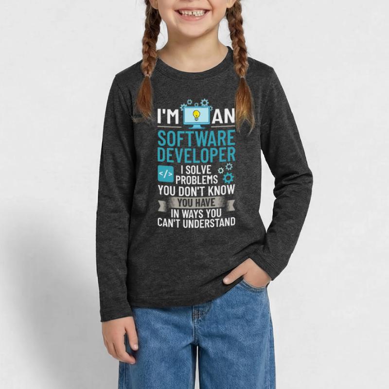 Software Development Software Developer Developer Teenager Premium Organic Long Sleeve Shirt