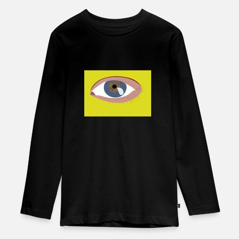 Oeil - T-shirt manches longues Premium Ado - noir