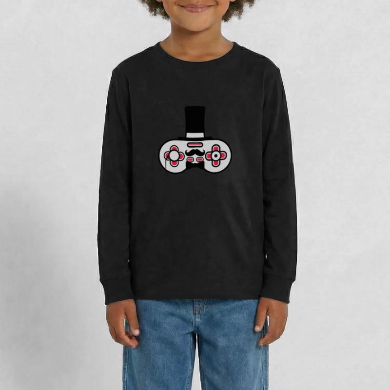 Gentlemen old controller retro Teenager Premium Organic Long Sleeve Shirt