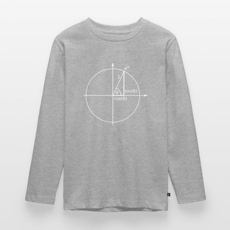 Einheitskreis Eulerische Formel (Euler) Teenager Premium Bio Langarmshirt