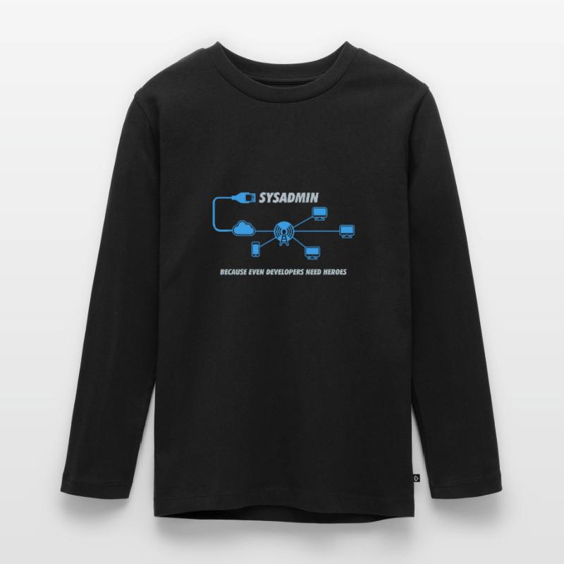 Cadeau d'informatique de programmation Sysadmin T-shirt manches longues Premium Ado
