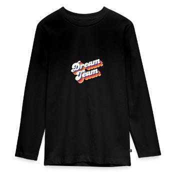 Équipe de rêve - Dream SMP - T-shirt manches longues Premium Ado - noir - Devant - AI Model Kid Female (0cm)