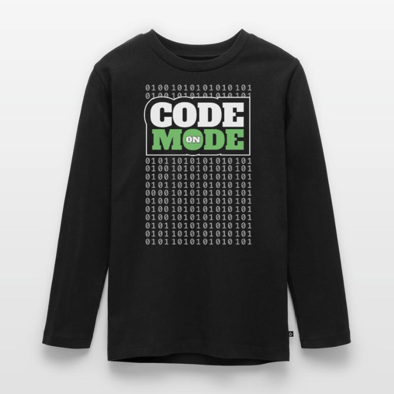 Codemodus An – Programmierung von Softwareentwickler Programmierer Teenager Premium Bio Langarmshirt