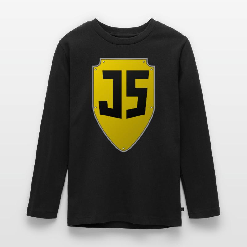 JavaScript Shield Teenager Premium Organic Long Sleeve Shirt