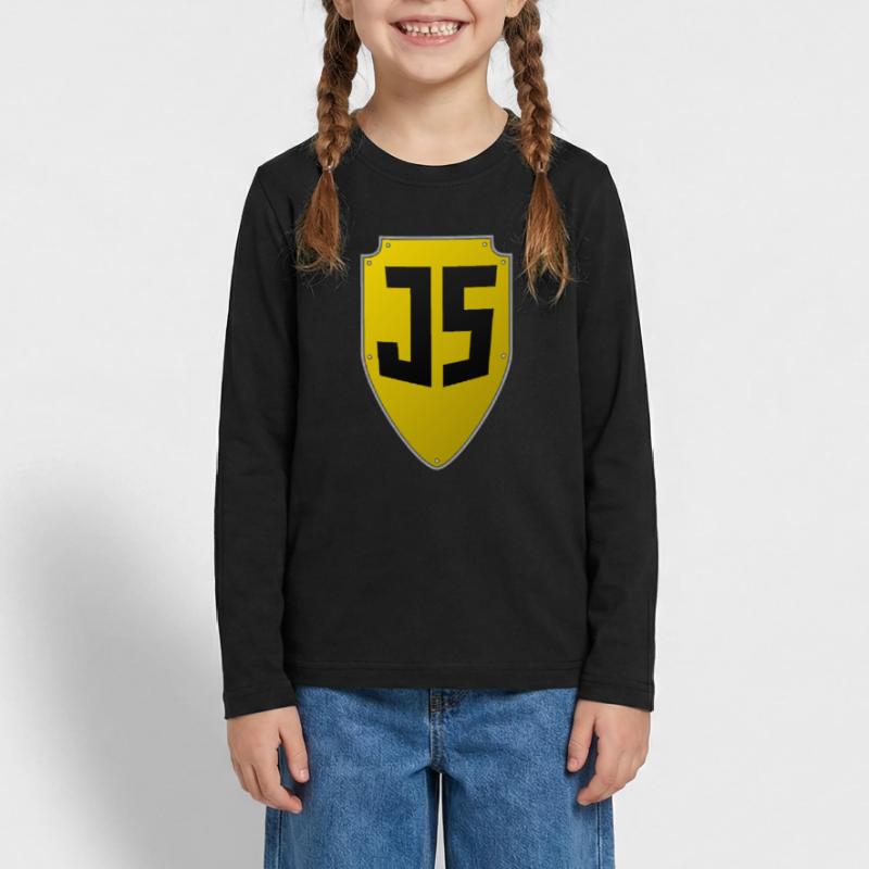 JavaScript Shield Teenager Premium Organic Long Sleeve Shirt