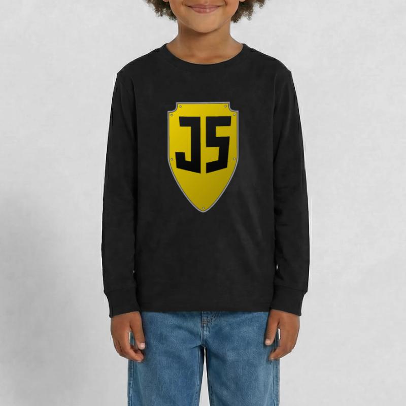 JavaScript Shield Teenager Premium Organic Long Sleeve Shirt