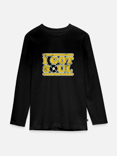 I got Soul - Teenager Premium Bio Langarmshirt - Schwarz