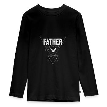 Christlicher Glaube & Israel - Teenager Premium Bio Langarmshirt - Schwarz - Vorne - AI Model Kid Female (0cm)