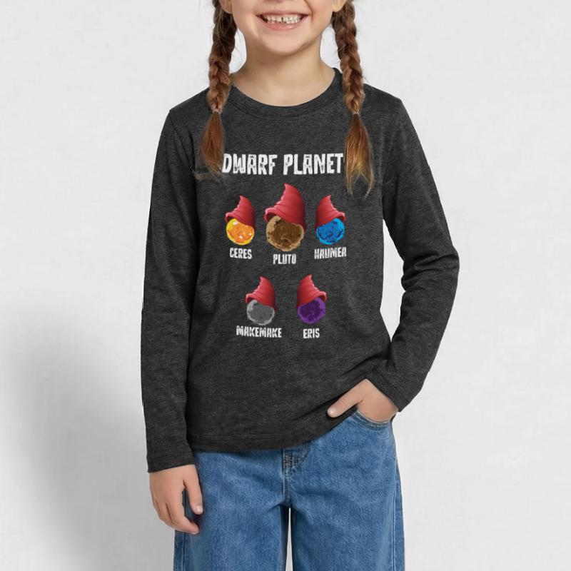 Dwarf Planets, dwarf planets solar system Teenager Premium Organic Long Sleeve Shirt