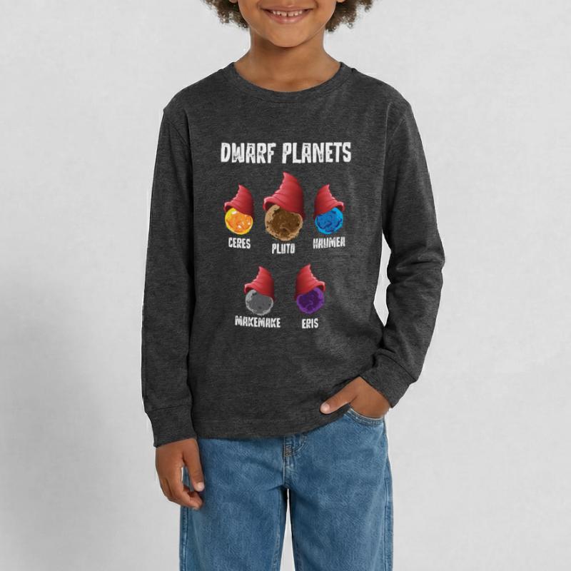 Dwarf Planets, dwarf planets solar system Teenager Premium Organic Long Sleeve Shirt
