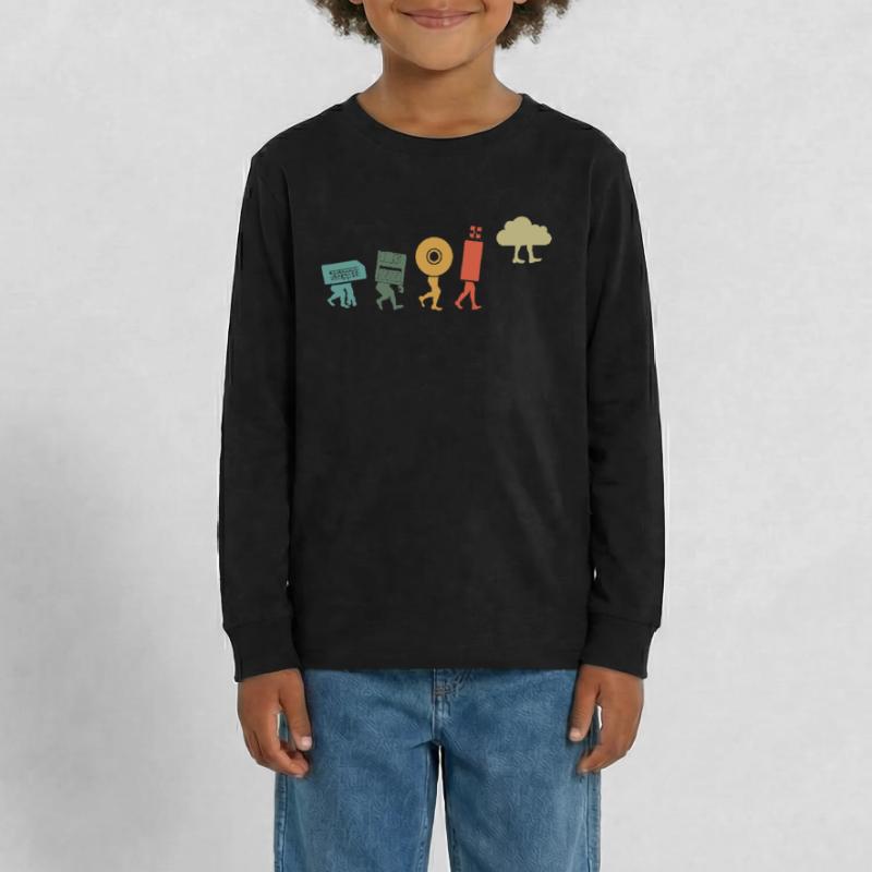 Cloud Computing, Programmierer Nerd Teenager Premium Bio Langarmshirt