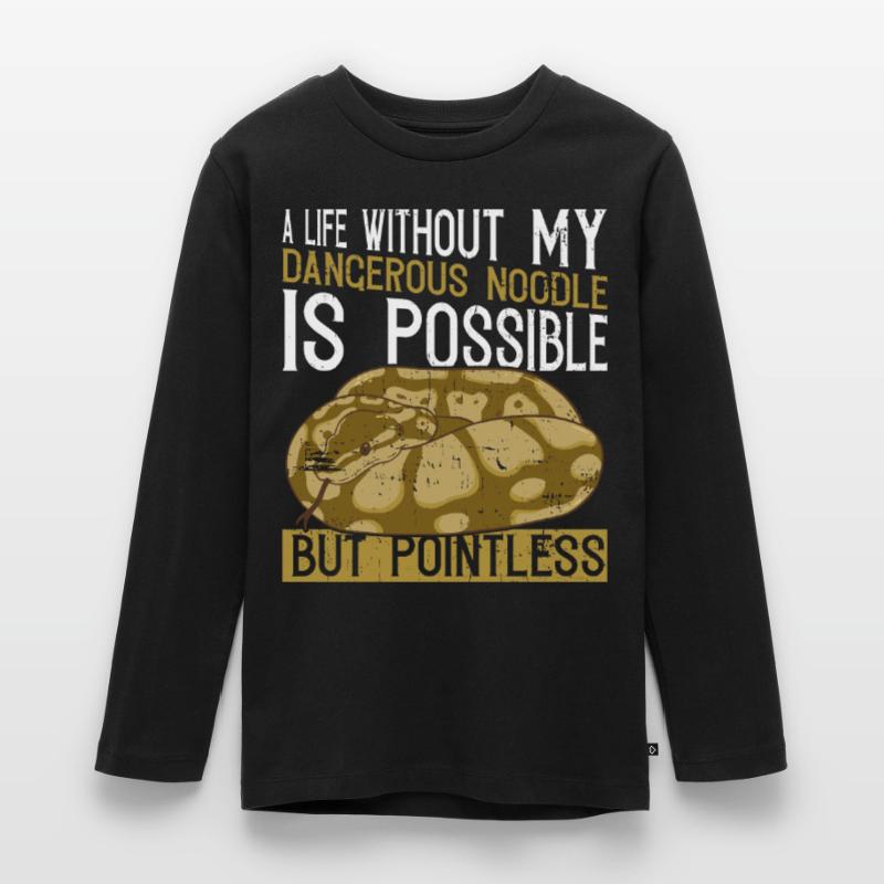 Banane Ballpython Königspython Teenager Premium Bio Langarmshirt