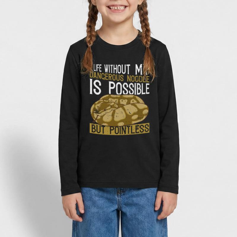 Banane Ballpython Königspython Teenager Premium Bio Langarmshirt