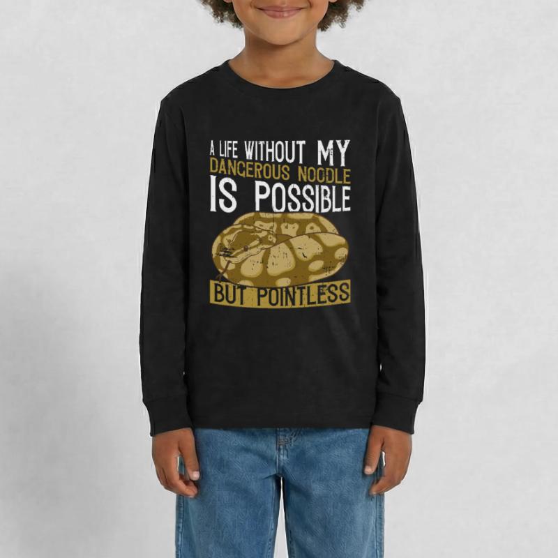Banane Ballpython Königspython Teenager Premium Bio Langarmshirt