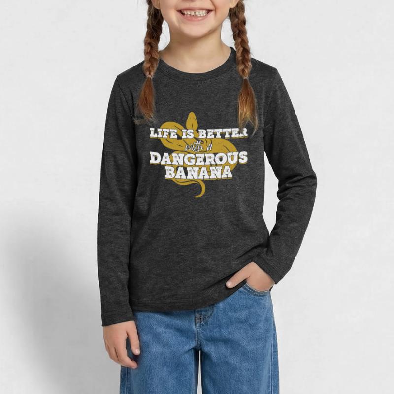 Boule de banane Python Königspython T-shirt manches longues Premium Ado