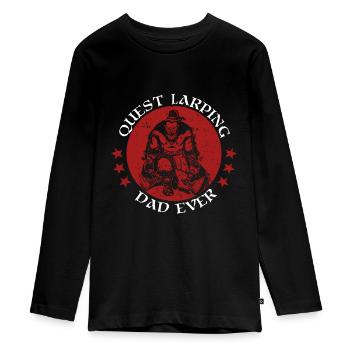 Rollenspiel Vater Und Larper Vater Larp - T-shirt manches longues Premium Ado - noir - Devant - AI Model Kid Female (0cm)