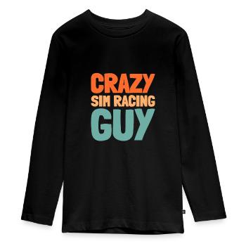 Sim Racing - T-shirt manches longues Premium Ado - noir - Devant - AI Model Kid Female (0cm)