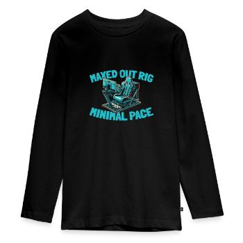 Sim Racing - T-shirt manches longues Premium Ado - noir - Devant - AI Model Kid Female (0cm)