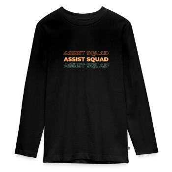 Koch Kochen Kader - Teenager Premium Bio Langarmshirt - Schwarz - Vorne - AI Model Kid Female (0cm)