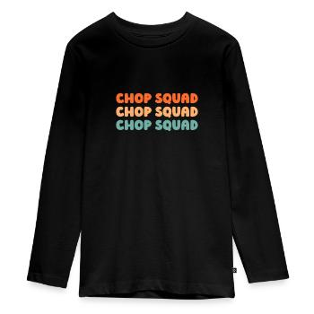 Climatologue Kader - T-shirt manches longues Premium Ado - noir - Devant - AI Model Kid Female (0cm)