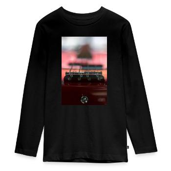 guitare - T-shirt manches longues Premium Ado - noir - Devant - AI Model Kid Female (0cm)