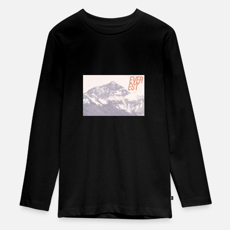 Majesté de l’Everest - T-shirt manches longues Premium Ado - noir