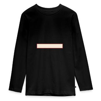 Banner droit - T-shirt manches longues Premium Ado - noir - Devant - AI Model Kid Female (0cm)