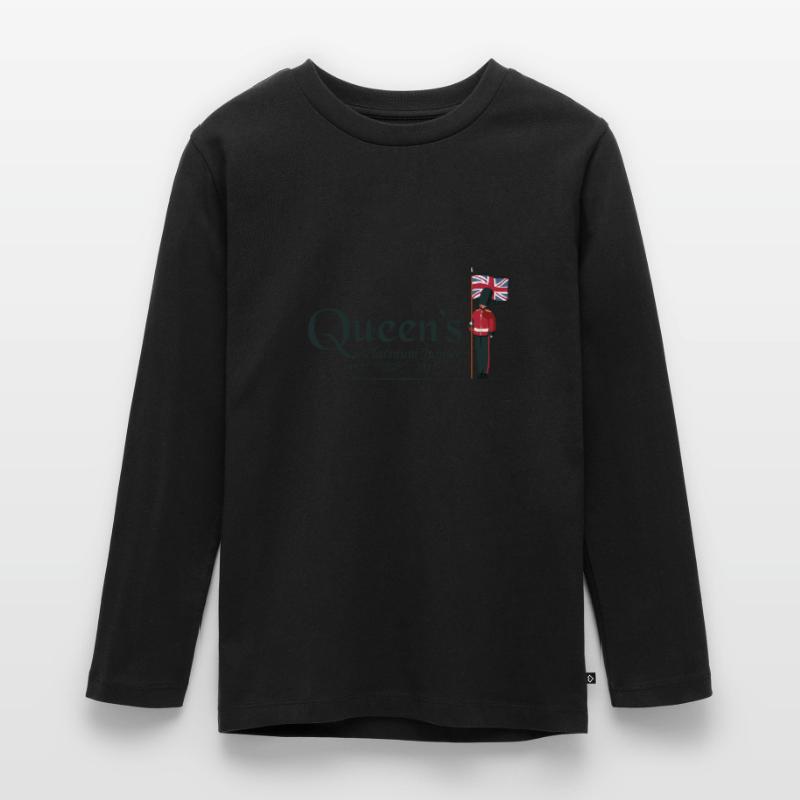 Platinum Jubilee - British Queen Monarchy Teenager Premium Organic Long Sleeve Shirt