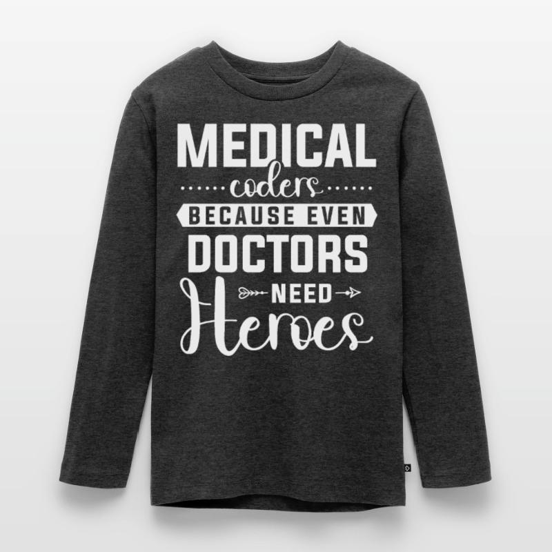 Medical Encoder Medical Programmer Teenager Premium Organic Long Sleeve Shirt