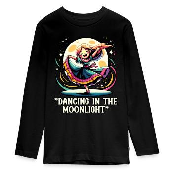 Paroles Mélomanes Auteurs-compositeurs Festival de musique - T-shirt manches longues Premium Ado - noir - Devant - AI Model Kid Female (0cm)