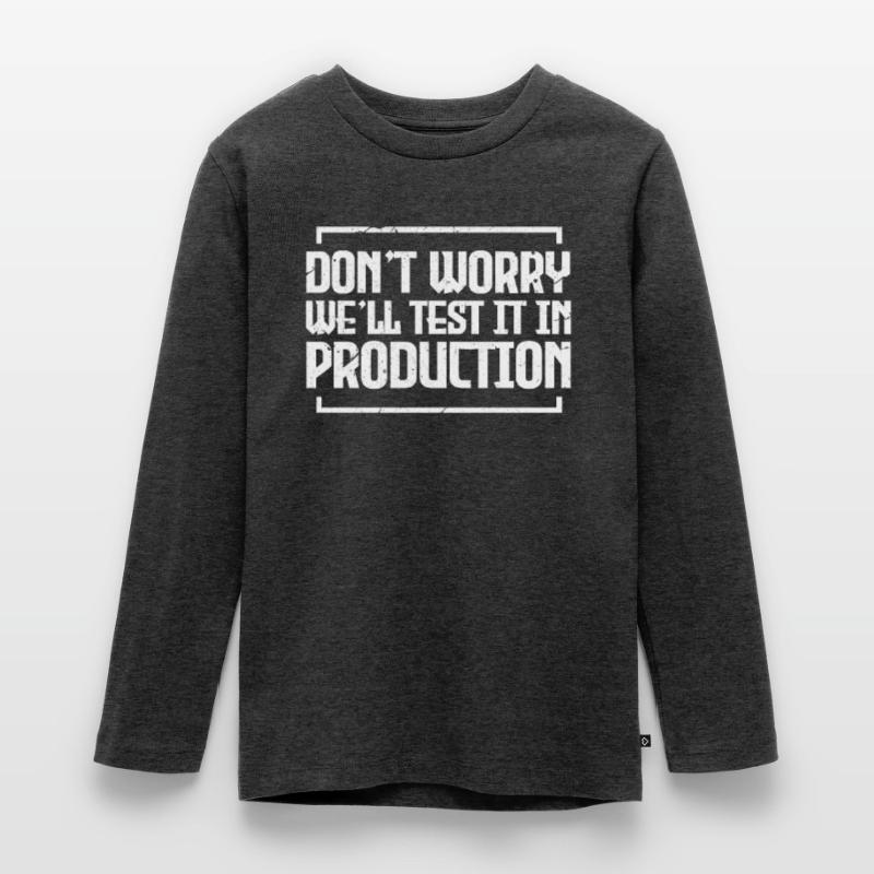 Programmierer Code Informatik Coder Geschenk Teenager Premium Bio Langarmshirt