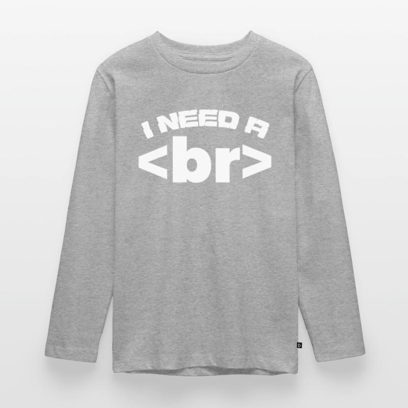 Programmer computer code informatics gift Teenager Premium Organic Long Sleeve Shirt