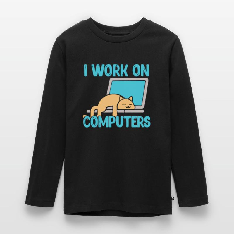 Programmer computer code informatics gift Teenager Premium Organic Long Sleeve Shirt