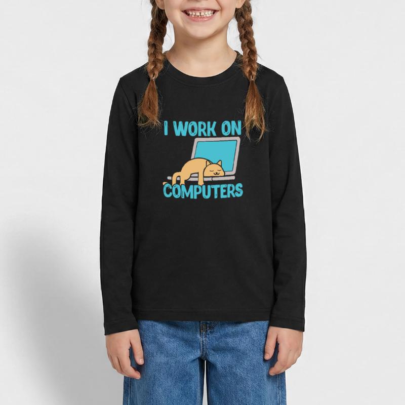 Programmer computer code informatics gift Teenager Premium Organic Long Sleeve Shirt