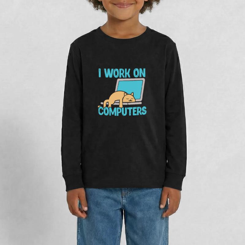 Programmer computer code informatics gift Teenager Premium Organic Long Sleeve Shirt