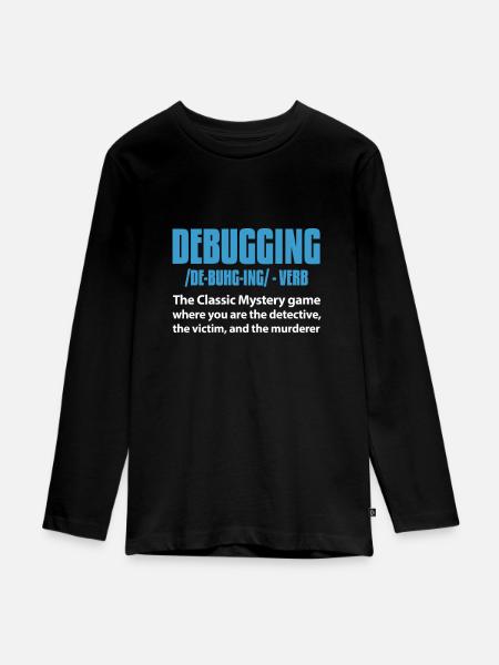 Softwareentwickler Programmierer Software - Teenager Premium Bio Langarmshirt - Schwarz