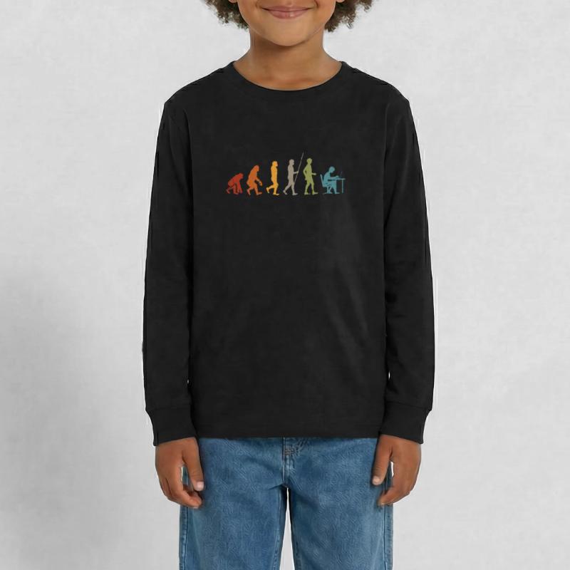 Programmation informatique programmeur évolution T-shirt manches longues Premium Ado