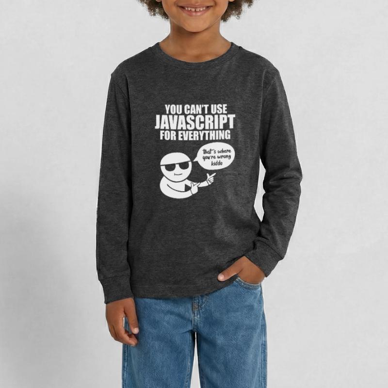 Programmierer Javascript Teenager Premium Bio Langarmshirt