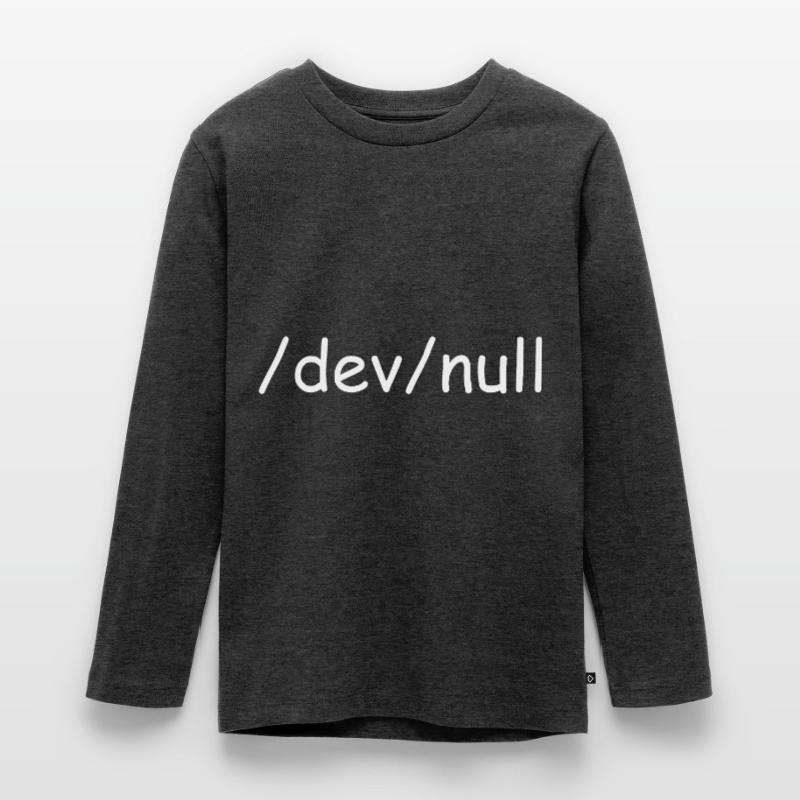 Nulldevice / dev / null unix gift Teenager Premium Organic Long Sleeve Shirt