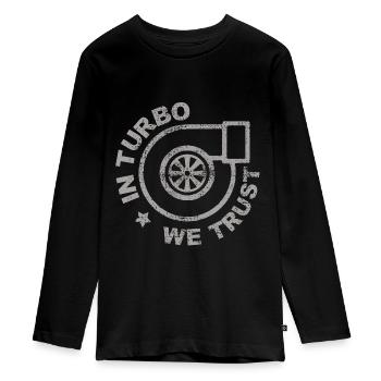 Boost Wars - T-shirt manches longues Premium Ado - noir - Devant - AI Model Kid Female (0cm)